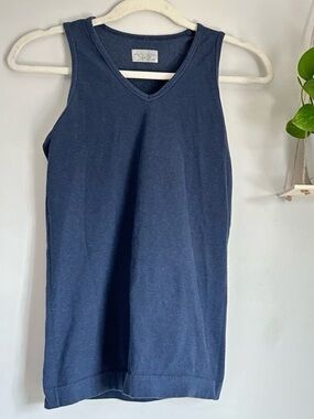 🩷ATLETA NAVY BLUE FULL LENGTH TANK TOP WORKOUT TRENDING SIZE EXTRA SMALL XS